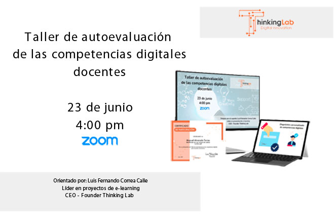 Taller de autoevaluación de las Competencias Digitales Docentes