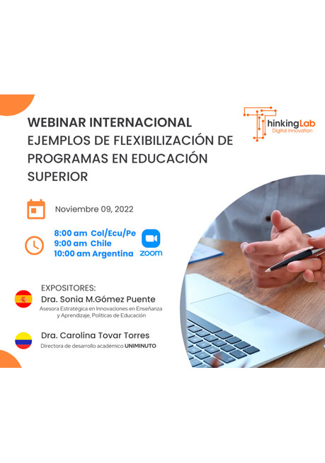 Webinar Ejemplos de Flexibilización de Programas en Educación Superior