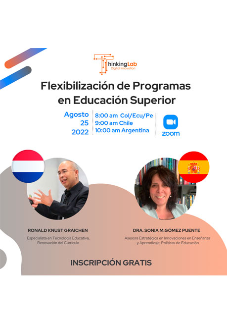 Webinar Flexibilización de programas en Educación Superior