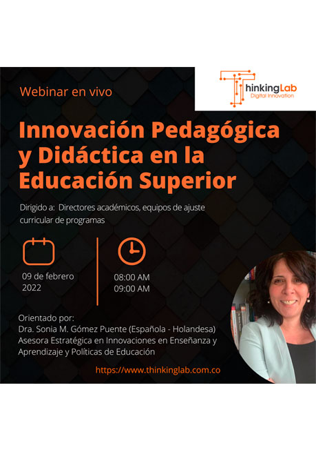 Webinar Innovación Pedagógica y Didáctica en la Educación Superior